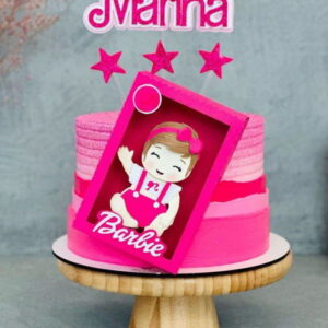 Arquivo | Topo de Bolo Caixa + Boneca Barbie