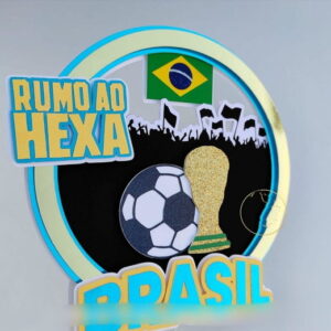 Arquivo Topo de Bolo Camadas Brasil Copa do Mundo 2022 14570