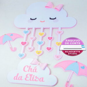 Arquivo Topo de Bolo Chuva de Amor