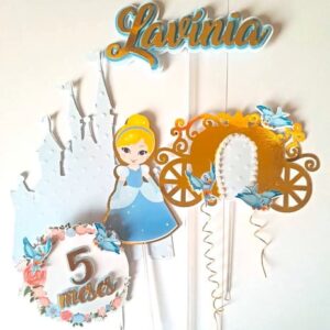 Arquivo Topo de Bolo Cinderela Cute