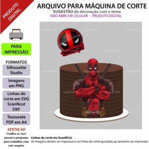 Arquivo Topo de Bolo - Deadpool