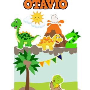 Arquivo topo de bolo dinobaby.
