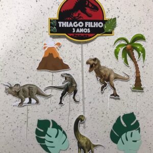 Arquivo Topo de Bolo Dinossauros