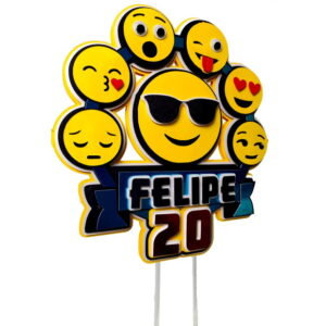 Arquivo Topo de Bolo - Emoji