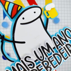 ARQUIVO TOPO DE BOLO FLORK BEBEDEIRA #13743