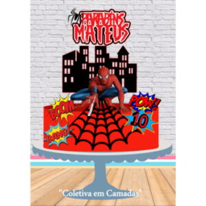 ARQUIVO TOPO DE BOLO HOMEM ARANHA #11047