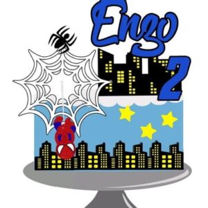 Arquivo topo de bolo homem aranha