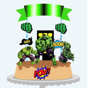Arquivo Topo de Bolo - Hulk
