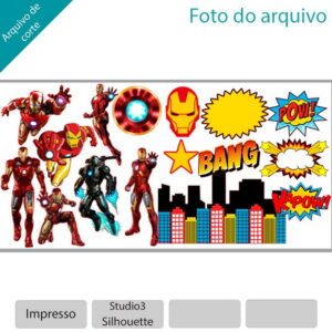 Arquivo Topo de Bolo - Iron Man (homem de Ferro)