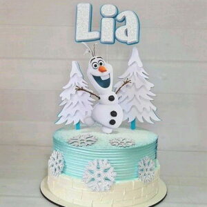 ARQUIVO TOPO DE BOLO KIT TEMA FROZEN OLOF (#11099) STUDIO