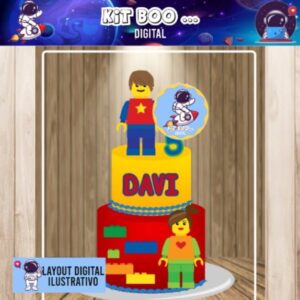 Arquivo Topo de Bolo - Lego