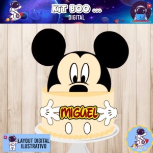 Arquivo Topo De Bolo - Mickey