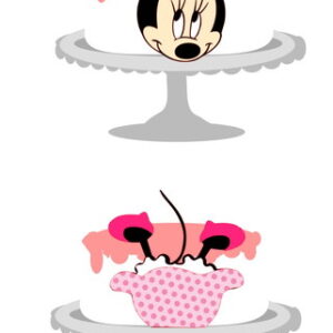 Arquivo Topo de Bolo - minnie