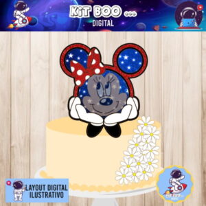 Arquivo Topo de Bolo - Minnie