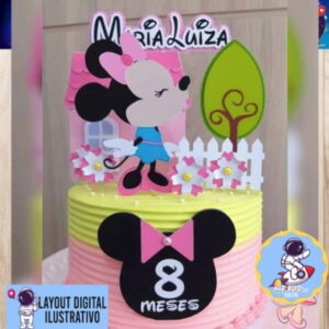 Arquivo Topo de Bolo - Minnie