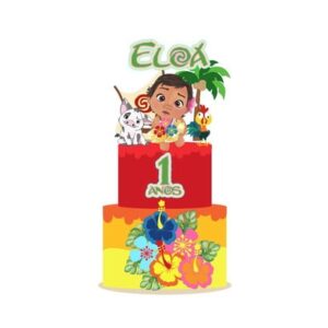 Arquivo topo de bolo moana baby andar