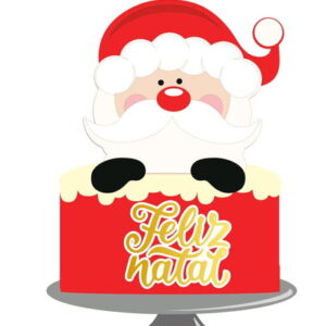 Arquivo topo de bolo Natal