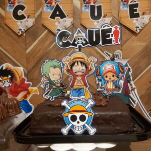 ARQUIVO - Topo de bolo One piece