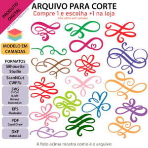 ARQUIVO Topo de bolo Ornamentos +1 arquivo da loja