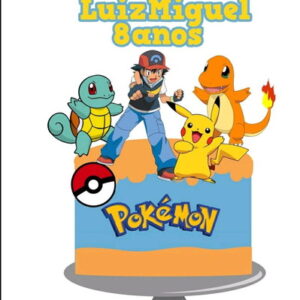 Arquivo topo de bolo Pokemon