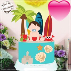 Arquivo topo de bolo- praia baby/ STUDIO