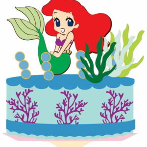 Arquivo Topo de Bolo - Sereia