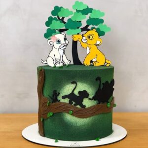 Arquivo Topo de Bolo - Simba e Nala