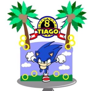 Arquivo Topo de Bolo Sonic Camadas