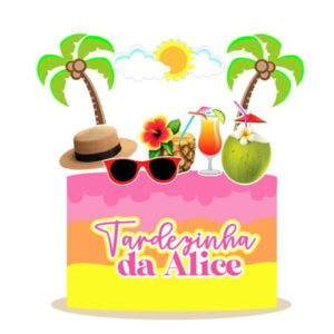 Arquivo Topo de Bolo Tardezinha Simples