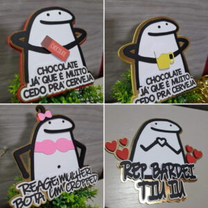Arquivo Topper para Bolo Flork Bento Topo de Bolo em Studio