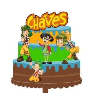 Arquivos de Corte Topo de Bolo Turma do Chaves