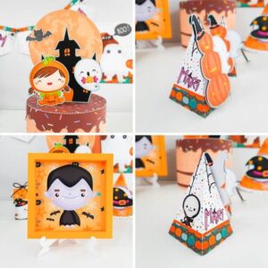 Arquivos de Corte para Caixinhas Halloween Iii-studio e pdf