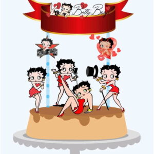 ARQUIVOS DE CORTE TOPO DE BOLO betty boop