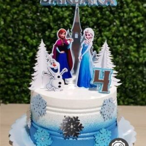 Arquivo de Corte 2 Topos de Bolo Frozen