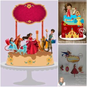 ARQUIVOS DE CORTE TOPO DE BOLO elena de avalor