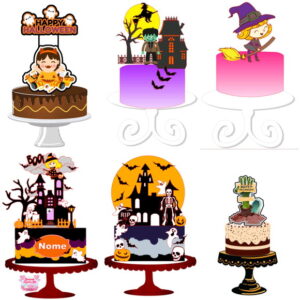 ARQUIVOS DE CORTE TOPO DE BOLO halloween