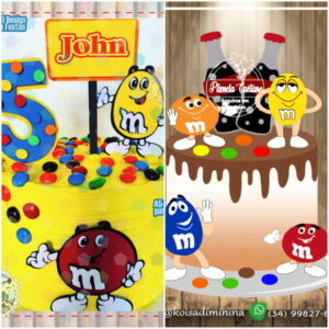 ARQUIVOS DE CORTE TOPO DE BOLO M & M