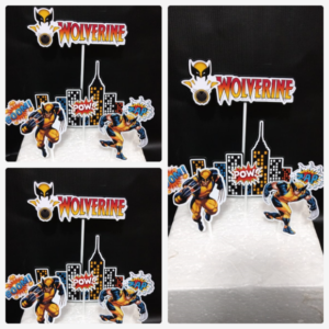 ARQUIVOS DE CORTE TOPO DE BOLO - WOLVERINE