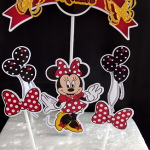 Arquivos Silhouette topo de bolo 72 Minnie Vermelha