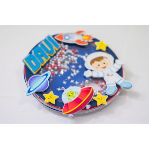 Arquivos Silhouette topo de bolo Astronauta 03
