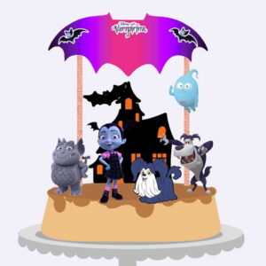 Arquivos Silhouette topo de bolo Vampirina em camadas