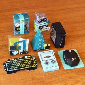 Caixas Gamer-arquivos de Corte para Máquina e Tesoura 2194