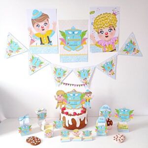 Carnaval Kit 2- Arquivos de Corte Studio e pdf + Fotos 1401