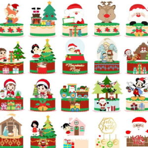 Combo Arquivo Corte Topo Natal