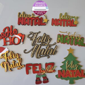 Combo Arquivo de Corte Topo Natal