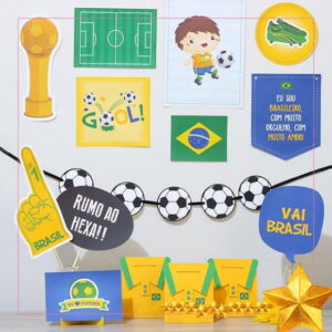 Copa do Mundo - Caixa Camisa, Varalzinho em pdf e Studio
