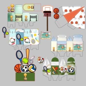 Esportes-arquivos de Corte em Studio e pdf para Festas 2994