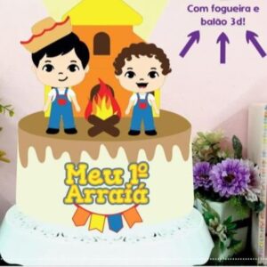 Festa Junina Topos de Bolo Kit 6-artes Studio 3105
