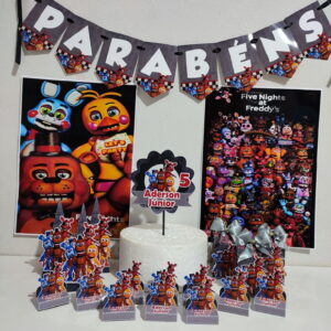 Five Night At Freddys 2-artes em Studio para Festas 3006