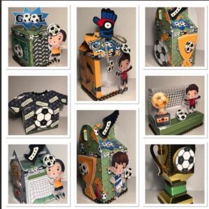 Futebol e Trave Futebol 3d-artes em Studio,pdf e Svg 11104
